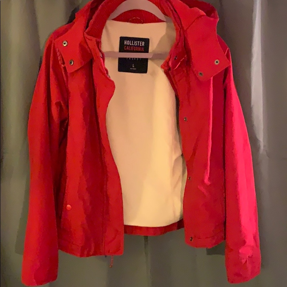 Red Hollister Winter Jacket
